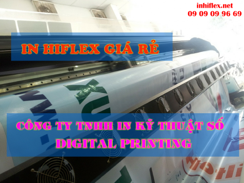 In bạt hiflex quảng cáo giá rẻ tại Công ty TNHH In Kỹ Thuật Số - Digital Printing